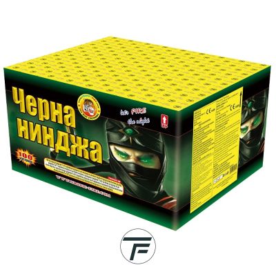 Пиробатерия Черна нинджа, 100 изстрела, TFC30100-3M