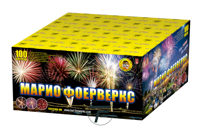 Пиробатерия  Марио Фойерверкс 100 изстрела TFC25100-4
