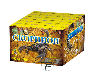 Пиробатерия 100 изстрела Скорпион-17100-3М
