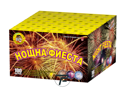 Пиробатерия Нощна фиеста, 100 изстрела, TFC20100-3M