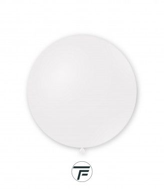 Балони пастел ROCCA - Бяло / White, 38см, 50 бр., G150 10