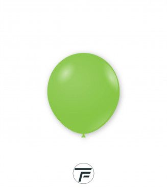 Малки кръгли балони пастел ROCCA - Светлозелено / Lime Green, 13cм, 100бр., А50 18