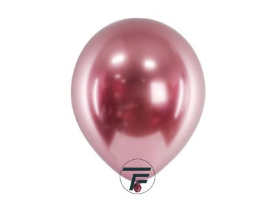 Хром балони, розови, 33см - 50 бр./пак