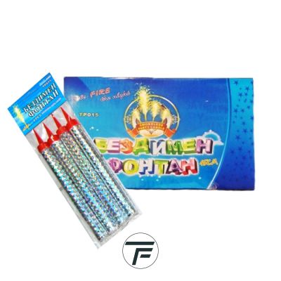 Бездимни фонтани за торта, 15см, TP015N, 1 Кутия - 20 стека по 4бр.