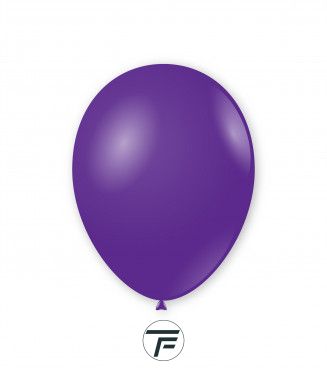Балони пастел ROCCA - Лилаво / Purple, 30см,100 бр., G110 84