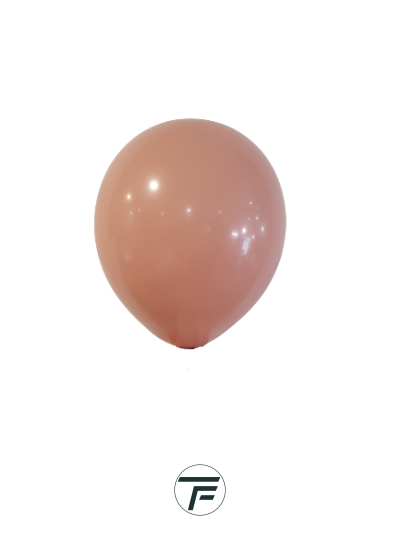 Малки кръгли балони пастел ROCCA - Антично Розово / Antique Pink, 13см, 100бр., А50 99