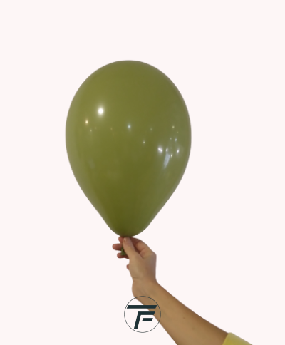 Балони пастел ROCCA - Маслинено Зелено / Olive Green, 30см, 100 бр., G110  98