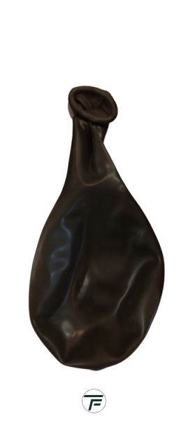Малки кръгли балони пастел ROCCA - Кафяво / Chocolate Brown, 13см, 100бр., A50 31
