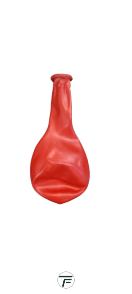 Малки кръгли балони металик ROCCA - Червен металик / Metal Dark Red, 13см, 100бр., AM50 63