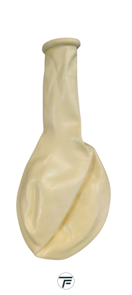 Малки кръгли балони металик ROCCA - Слонова кост металик / Metal Ivory, 13см, 100бр., AM50 38