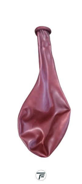 Балони металик ROCCA - Бордо металик / Metal Pomegranate Burgundy, 38см, 50 бр., GM150 76