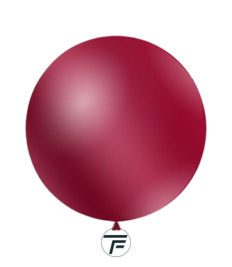 Балони металик ROCCA - Бордо металик / Metal Pomegranate Burgundy, 38см, 50 бр., GM150 76