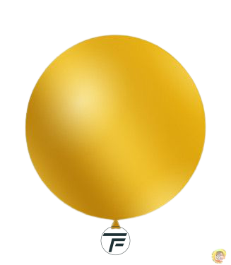 Балони металик ROCCA - Жълт металик / Metal Lemon Yellow, 38см, 50 бр., GM150 64