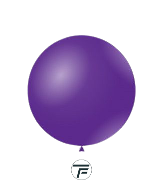 Балон пастел ROCCA - Лилаво / Purple, 38см, 1 бр., G150 84