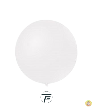 Балон пастел ROCCA - Бяло / White, 38см, 1 бр., G150 10