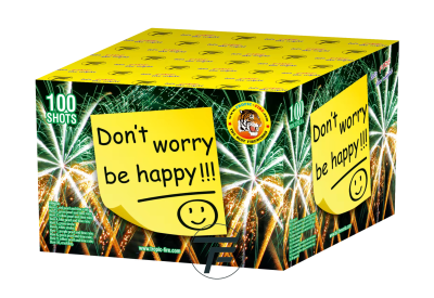 Пиробатерия със 100 изстрела DON'T WORRY BE HAPPY, TFC16100-2M
