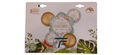Комплект балони фолио Happy Birthday /5 броя/