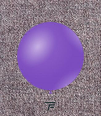 Балон латекс пастел, гигант ROCCA - Лавандула / Lavender, 83см, 1бр., G220 49
