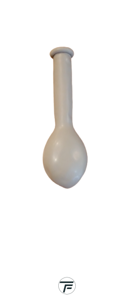 Малки кръгли балони пастел ROCCA - Лате / Latte, 13см, 100бр., A50 113