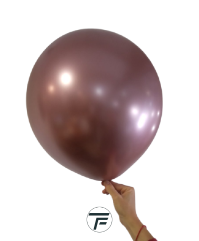 Балон Хром ROCCA, Розов хром / Shiny Pink, 38см,1 бр. GC150 91
