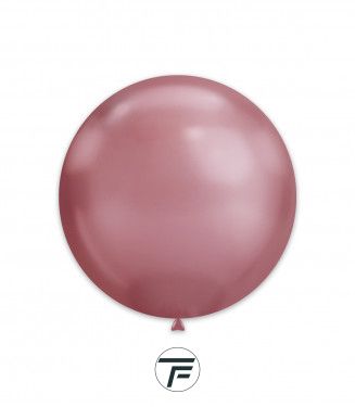 Балон Хром ROCCA, Розов хром / Shiny Pink, 38см,1 бр. GC150 91