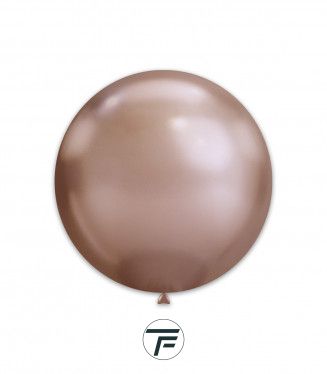 Балони Хром ROCCA, Розово злато хром / Shiny Rose Gold, 38см, 25бр. GC150 96