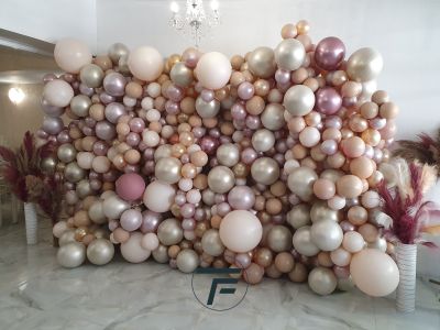 Изработване на арки и стени от балони